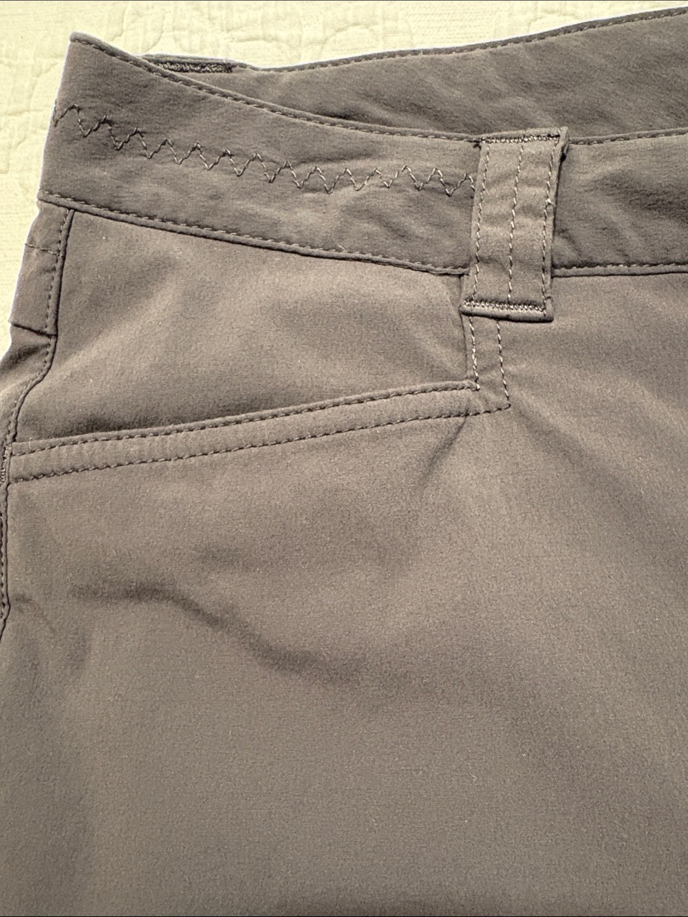 Eddie Bauer Stretch Performance Shorts - Charcoal Gray - Picture 3 of 7